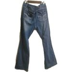 SheIn Men's Bootcut Denim Jeans - Deep Blue Photo 1
