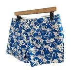Land’ N Sea‎ Blue Floral Chino Shorts Size 6 Photo 1