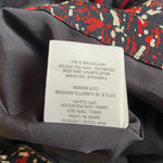 Joie  Brigida Silk Black and Red High Low Ruffle Skirt Photo 7