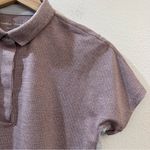 Outdoor Voices Players Short Sleeve Polo Shirt Size Small Mauve Photo 4