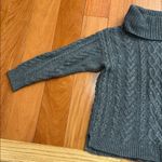 Ralph Lauren  Charcoal Cable Knit Turtleneck Sweater Size L Photo 2
