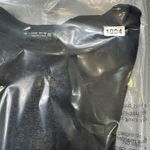 ZARA NWT Woman Shirt Top M Black Long Sleeve Crew Neck Casual Fitted Everyday Te Photo 5