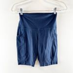 Lululemon  Align High Rise Bike Shorts with Pockets 8" True Navy Blue 6 Photo 3