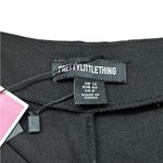 Pretty Little Thing Black V Dip Low Rise Tailored Pants Wide Flare Leg Size 8 Photo 1