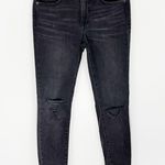 Madewell  9" High Rise Skinny Jeans in Black Sea Size 28 Tall Photo 0