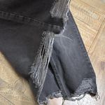 ZARA  denim maxi  skirt gray/black size S Photo 4