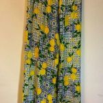 Primark  Lemon Cropped Boho 90’s Vibe Wide Leg Pants Sz 2 NWT Photo 0