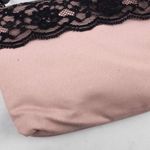 Ipsy Glam Bag IPSY Blushing Pink Cosmetic Bag Trimmed with Black Lace Photo 7