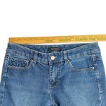 White House | Black Market jeans Women's Sz 6 Capri Pockets Denim Pants Noir Style Photo 5