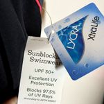 L.L. Bean Tankini Sunblock UPF 50+ Lycra Xtra Life Racerback Black 12R NWT Size 12 Photo 1