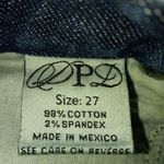 DPD 31x33 Deluxe Premium Denim Fleur de Lis Stitched Pocket Jeans Blue Size 31 Photo 4
