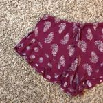 Band of Gypsies floral flutter hem flowy short shorts Photo 2