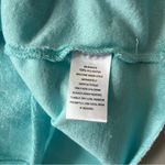 Derek Heart  Aqua Blue Terry Cloth Cropped Tank Top Size L Photo 4