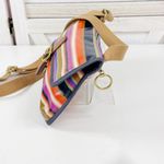 Fossil Y2K  Multicolor Striped Coated Canvas Crossbody Bag Photo 2