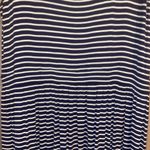 BeachLunchLounge Navy & White Striped Sleeveless Maxi Dress - size large Photo 3