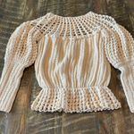 Vintage crochet cream sweater Photo 0