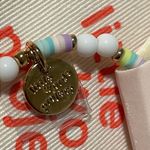 Little Words Bracelet White bead stretch Jewelry Best Friends New size S/M Photo 3