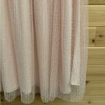 Claudie Pierlot Size 36/4 Baby Pink Midi Mesh Sheer High Rise Skirt Photo 3