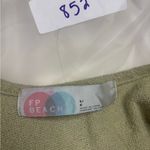 Free People  FP Beach Rita One Piece Jumpsuit Size Large Terry Cloth Green Photo 6