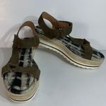 Crown Vintage “”Platform Sandal Size 10M Korine Espadrille Photo 0