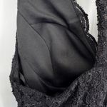 Jump Apparel Floral High Low Formal Prom Dress Lace Racerback Black Size 7/8 Photo 10