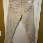 NEW Twin Set women's size 33 light stone wash hand distressed ankle zipper jeans Gray Photo 2