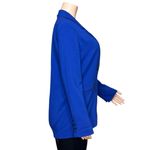 Anthropologie MAEVE x  Double-Breasted Oversized Blazer, Blue, 0 (US) Photo 8