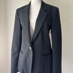 Vintage ‘80s Panther Black Single Breasted Blazer Photo 1