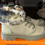 Rocket Dog  Olive Fur-Lined Ankle Boots Photo 0