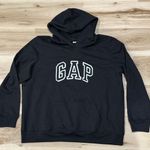 Gap Logo Black White Pullover Hoodie Women's 2XL Photo 1