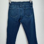 frame denim Frame Womens Le Skinny De Jeanne Crop Jeans Dark Blue Stretch Denim Size 29 Photo 4