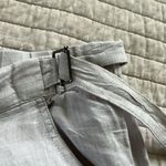 Poetry light grey Pull-On elastic waist Wide tapered Leg Linen pants 18/20” Photo 4