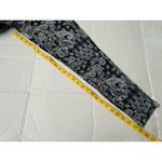 Zoe + Phoebe Women's Leggings Black & White Paisley Print L Size L Photo 6