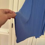 Habitat  Handkerchief Hem Periwinkle Blue Midi Dress Asymmetrical Size Medium‎ Photo 3