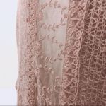 Belle France Lace Back Sweater in Blush Pink, Size L EXCELLENT! Retail $138 Pink Size L Photo 8