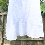 Francesca Bettini White Linen Maxi Dress Size S Photo 2