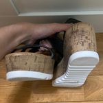 Black Strap Platform Wedge Sandals Size 7.5 Photo 2