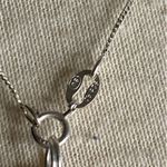 None Sterling Silver Enamel Ladybug Pendant Necklace 925 RO Italy 16” Chain Photo 3