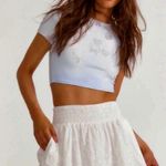 Love Shack Fancy  Ilona mini skirt in white  Photo 0