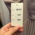 Maniju Elegant Pleated Maxi Dress in Soft Grey Photo 3