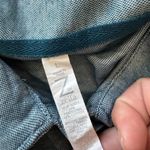 Zella Women's Blue Button Down crop Shirt Photo 6