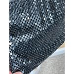 Whiting & Davis VTG Purse Bag Black Mesh Zip Closure Crossbody Photo 2