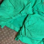 EXPRESS  Kelly Green Linen Tank Top SZ M Crop Holiday Xmas Vacation Dressy Lined Photo 8