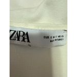 ZARA White Sleeveless Crew Neck Cami Camisole Tank Mini Shift Dress Size S Photo 2