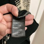 Staring At Stars  Anthropologie Black & Cream Patterned Open Cardigan Sweater Photo 2