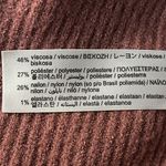 ZARA Balloon Sleeve Cropped Cardigan Sweater Mauve Pink Size Small Photo 3