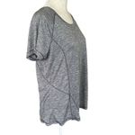 Avia women's XL gray heather stretchy pullover short sleeve crew neck t-shirt Photo 1