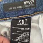Kut From The Kloth Reese High Rise Ankle Straight Crop Tie Waist Seamed Size 8 Photo 8