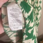 KAVU  medium green cream boho Aztec print high low tank dress Photo 5