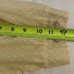 JCPenney Vintage 1970s Yellow Swiss Dot Dress Womens Size Small? USA Photo 8